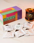 Aromafume "White Sage" Kit Bruciaincenso + 12 Mattoncini di incenso - Niente Fumo e Cenere - clorophilla-shop