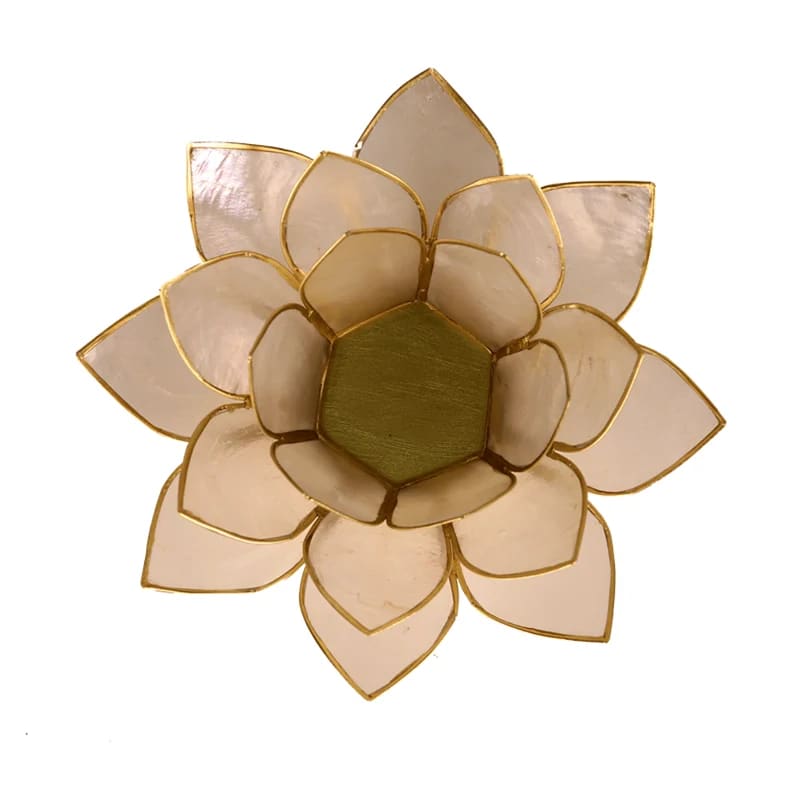 Lotus atmosphere lighting in Conchiglia Lapiz - Natural Portalumino