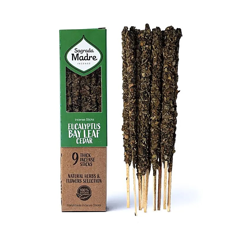 Sagrada Mother Eucalyptus botanist incense in sticks - eucalyptus, cedar and laurel