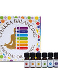 Aromafume 7 CHAKRA Miscele di Oli Essenziali Naturali - Set Oli per Aprire e Riequilibrare i Chakra - 7x10ml - clorophilla-shop