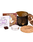 Aromafume Exotic Albero della Vita Kit Bruciaincenso + 2 Mattoncini di Incenso - Niente Fumo e Cenere - clorophilla-shop