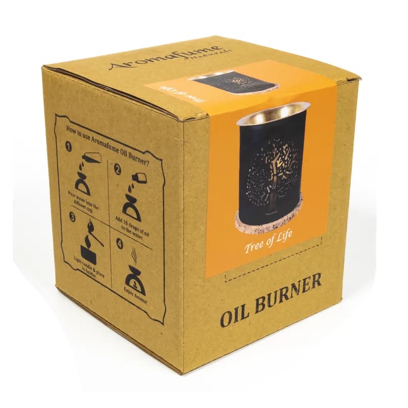 Aromafume Oil Burner Tree of Life - Bruciatore Oli Essenziali e Oli Aromatici con Albero della Vita - clorophilla-shop