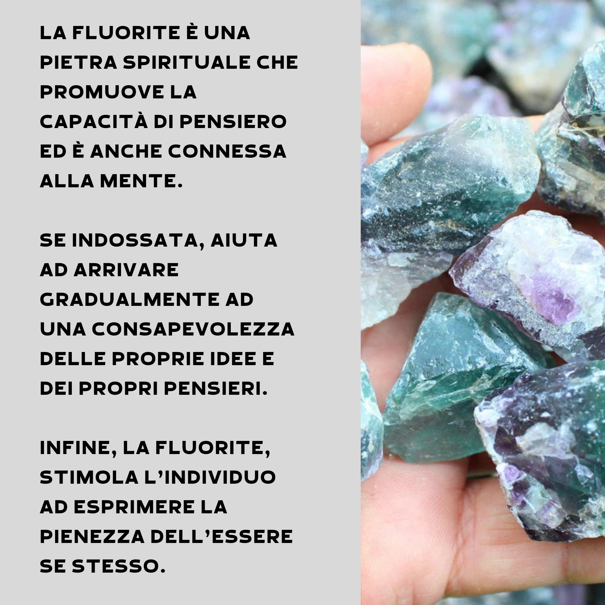 Fluorite Grezza - Pietra da 3-5cm - clorophilla-shop