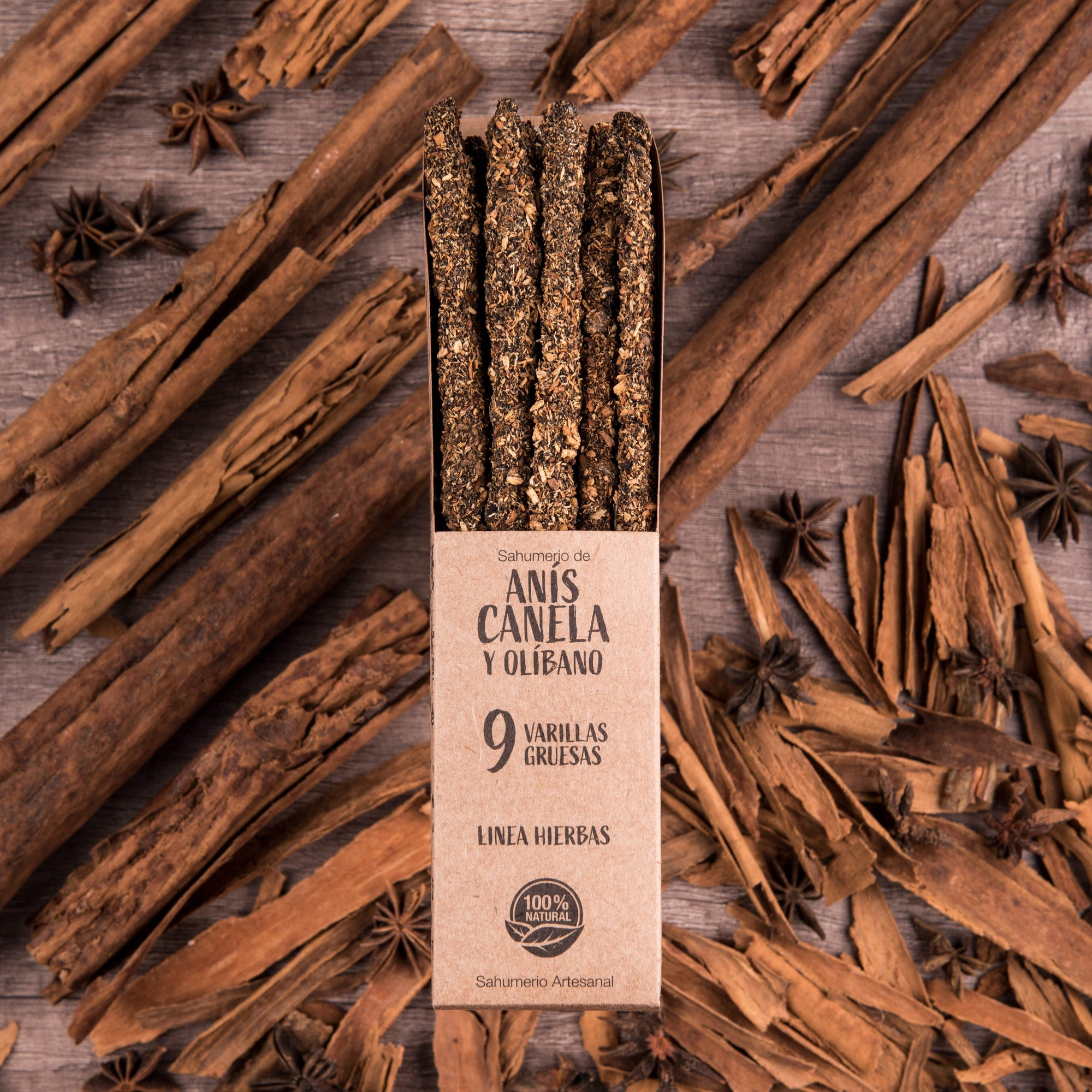 Sagrada Mother Cinnamon botanist incense in sticks - cinnamon, anise and oliban