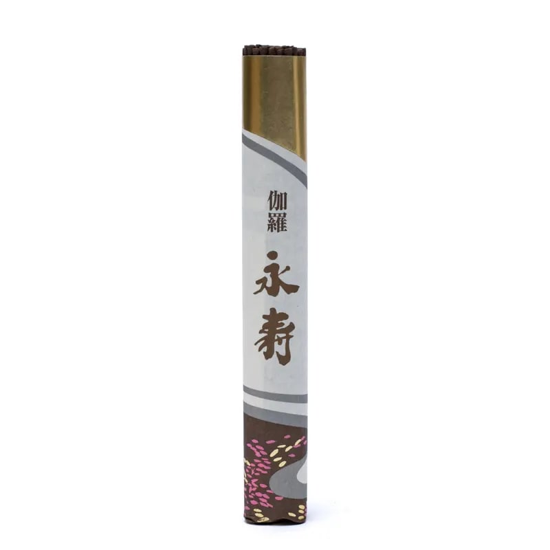 Nippon Kodo "Kyara Eiju Agarwood" Incenso Giapponese in Bastoncini Legno d'Agar con note balsamiche di Benzoino - 50 Stick - clorophilla-shop