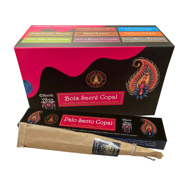 Ethnic Vibes Palo Santo e Copale Incenso in bastoncini - Stick 15g - clorophilla-shop