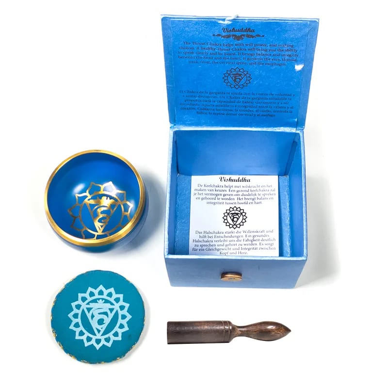 Campana Tibetana 5 Chakra Gola - Batacchio e Cuscino Inclusi - clorophilla-shop