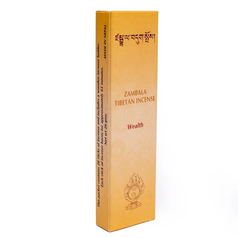 Himalayan Mountain Zambala incense Tibetan in 100% natural sticks - Herbs and sacred plants Chinese Medicine - 20 Stick + Porta Arcence included