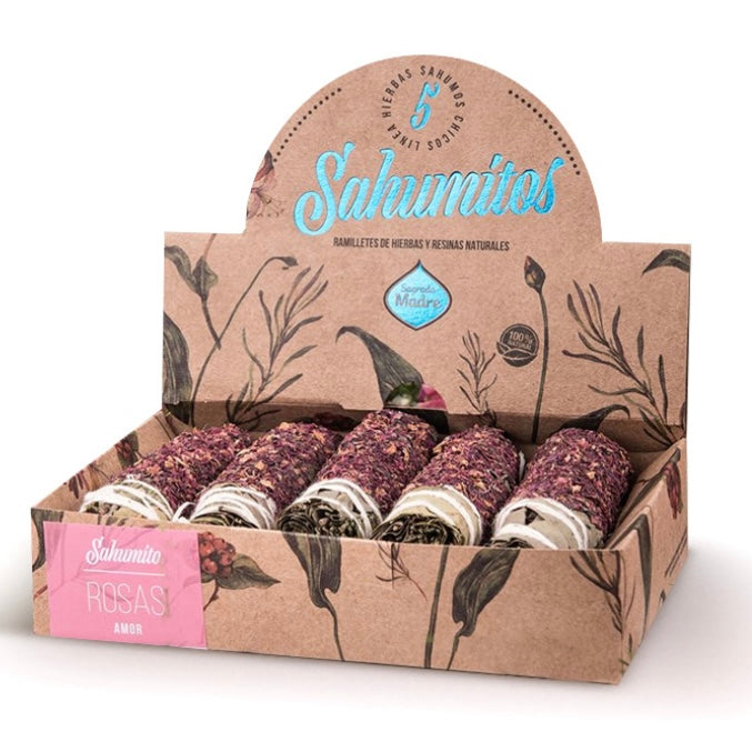 Sagrada Madre Smudge of craft herbs - sage and pink
