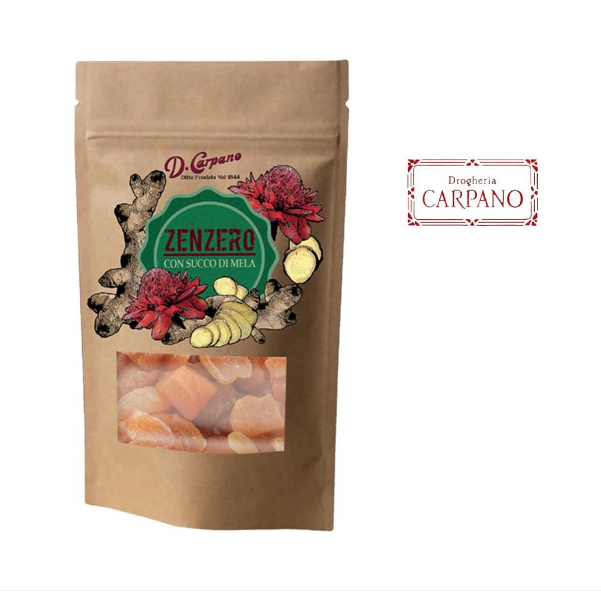 Carpano Zenzero disidratato con Succo di Mela - 100g - clorophilla-shop