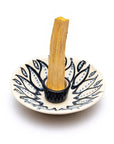 Bruciaincenso Palo Santo in ceramica decorato - Portaincenso Made in India - clorophilla-shop