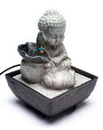 Fontana d'acqua Zen con Buddha piccolo - Luce LED integrata - clorophilla-shop