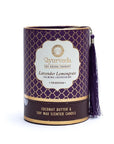 Ayurveda Candela profumata TRIDOSHA Lavender Lemongrass - Fragranza Lavanda e Citronella - clorophilla-shop