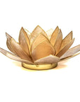 Lotus atmosphere lighting in Conchiglia Lapiz - Beige Portalumino/Fumè