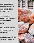 Calcite Arancione grezza Origine Brasile - Pietra da 4-6cm - clorophilla-shop