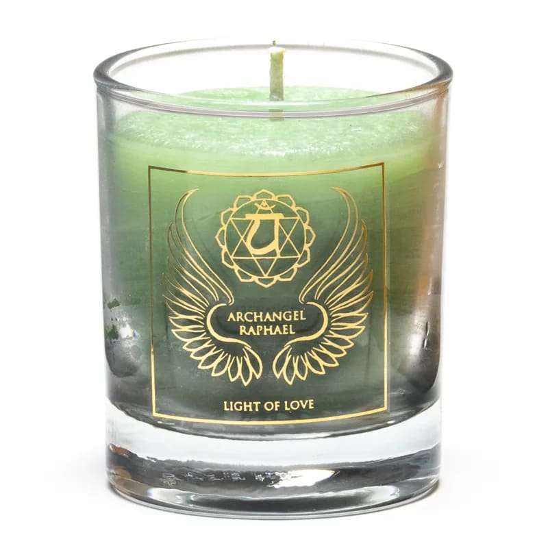 Candele Votive in Vetro ARCANGELO Profumate con Oli Essenziali in Confezione Regalo - Diverse Varianti - clorophilla-shop
