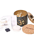 Aromafume Exotic Ohm Kit Bruciaincenso + 2 Mattoncini di Incenso - Niente Fumo e Cenere - clorophilla-shop