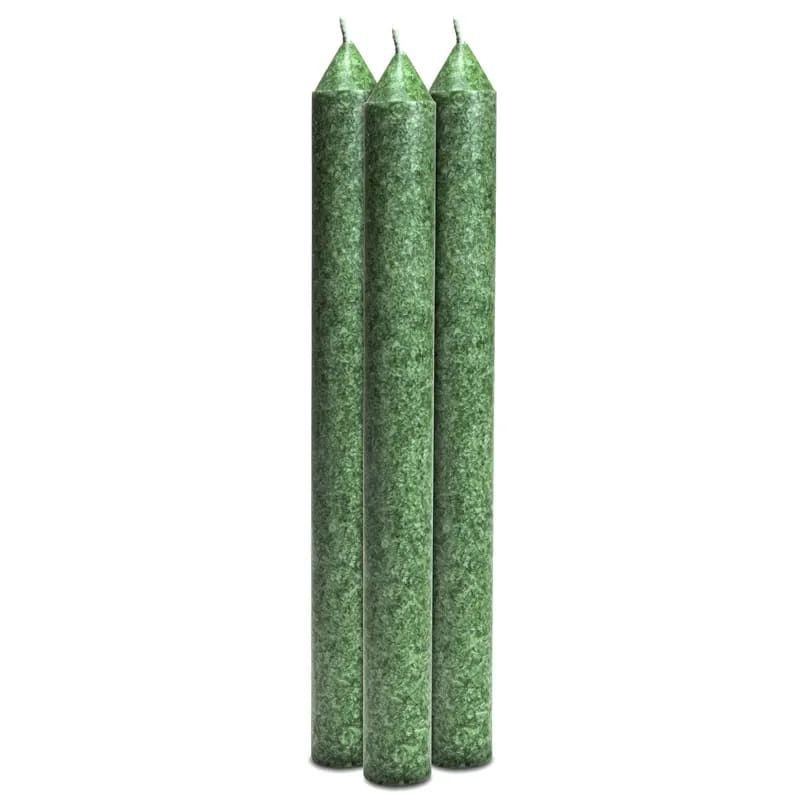 Candela alla Stearina "da Tavola" 7 Chakra colorate e profumate 100% Naturali - Diverse Varianti - 21cm - clorophilla-shop