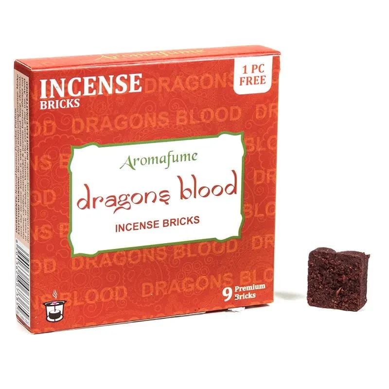 Aromafume Dragons Blood Mattoncini Incenso - Niente fumo e cenere - clorophilla-shop
