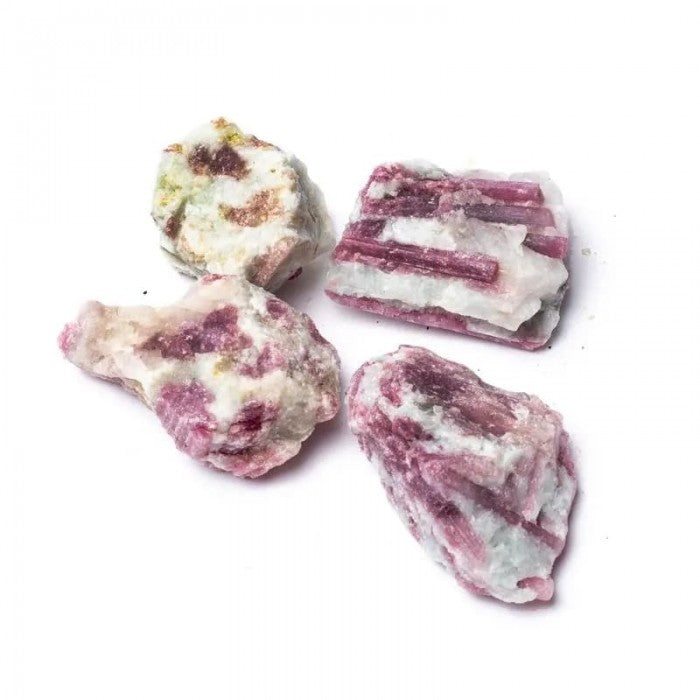 Rosa rose tourmaline with quartz origin Brazil - stone 3/6cm
