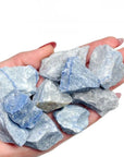 Quarzo Blu Grezzo calmante Origine Brasile - Pietra da 5-7cm