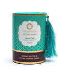 Ayurveda Candela profumata PITTA Aqua Oud - Fragranza Agarwood Assam e Aqua - clorophilla-shop