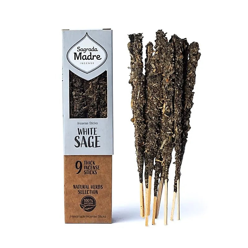 Sagrada Mother White Sage Botanical Incense In Sticks - White Sage