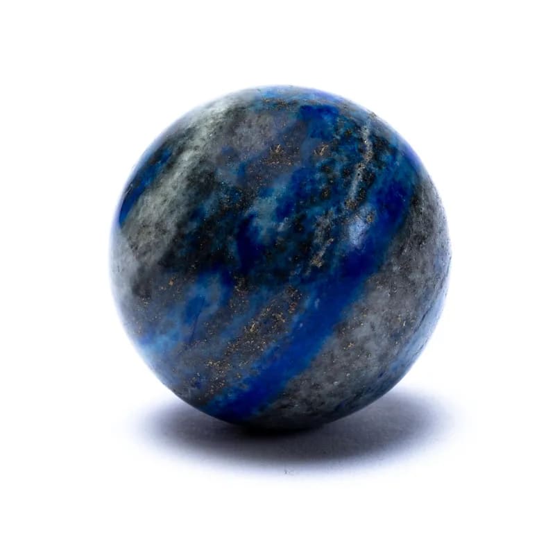 Sfera Feng Shui in Lapislazzuli Pietra Naturale Qualità A - Calmante con Proprietà Curative - Cristalloterapia