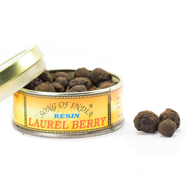 Song of India Laurel Berry Incenso in Resina 100% Naturale - 40g