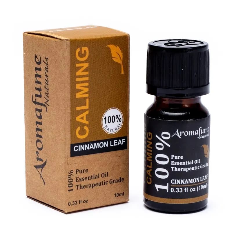 Aromafume CALMING Olio Essenziale Cinnamon Leaf 100% Naturale non Diluito - Foglie di Cannella - 10ml - clorophilla-shop