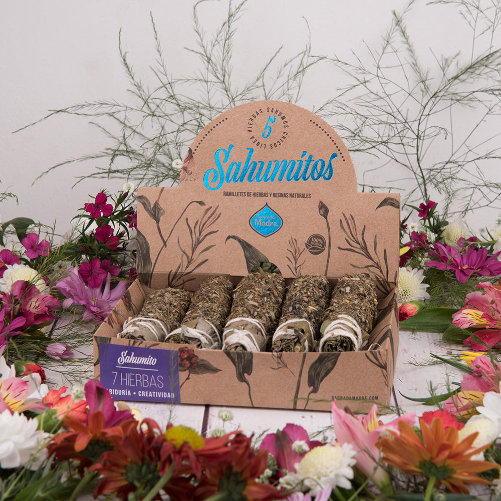 Sagrada Madre Smudge of craft herbs - sage and 7 herbs