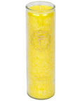 Candela profumata 3 Chakra Manipura - Bergamotto, Lime e Pompelmo - clorophilla-shop
