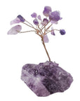 Albero della vita in pietra Ametista su Drusa - 8cm - clorophilla-shop