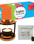 Aromafume Fusion Kit Bruciaincenso + 20 Mattoncini di Incenso - Niente Fumo e Cenere - clorophilla-shop