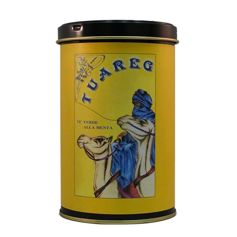 Tuareg green tea 100% Organic - Chinese green tea with mint of Morocco - 100g jar