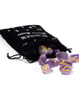 Gioco Oracolo Rune in Ametista - Sacchetto di Velluto - clorophilla-shop