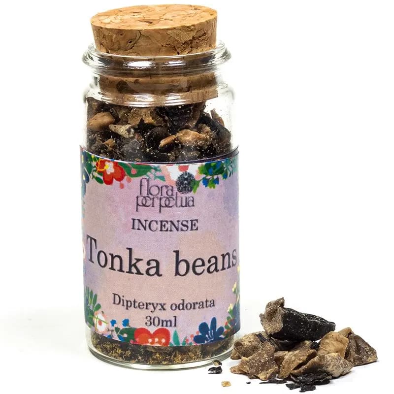 Flora Perpetua Tonka Beans Incenso 100% Naturale - Fave di Tonka 30ml - clorophilla-shop