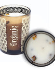 Organic Goodness Frankense & Myrrh - soy wax candle with franchise fragments and myrrh - Smudge Scented Candle 200g