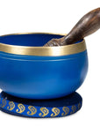 Campana Tibetana 6 Chakra Terzo Occhio - Batacchio e Cuscino Inclusi - clorophilla-shop