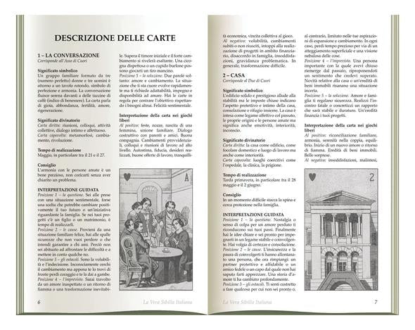 The "true Italian Sibilla" Scarabeo - box with 54 cards and book