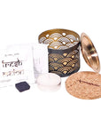 Aromafume Exotic Arcobaleno Kit Bruciaincenso + 2 Mattoncini di Incenso - Niente Fumo e Cenere - clorophilla-shop