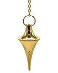 Pendolo Divinatorio in Ottone placcato oro - 4cm