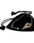 Pendolo Divinatorio in Ottone dorato - 2,5cm