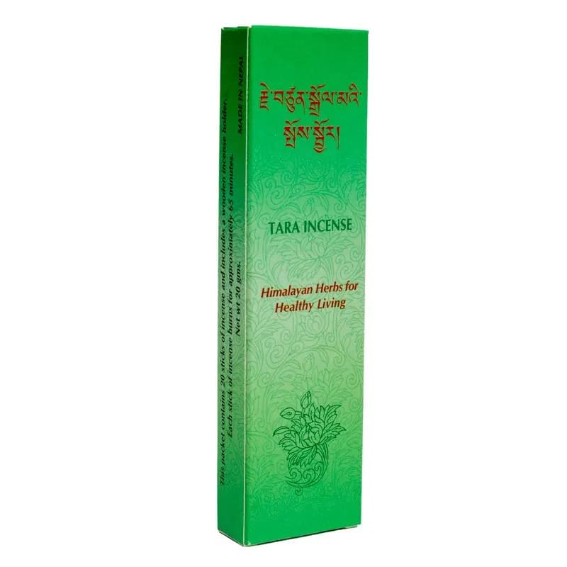 Himalayan Mountain Tara Tibetan incense in 100% natural sticks - Herbs and sacred plants Chinese Medicine - 20 Stick + Porta Arcence included