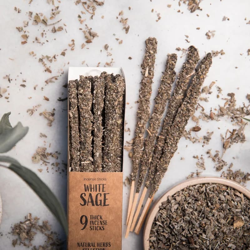 Sagrada Mother White Sage Botanical Incense In Sticks - White Sage