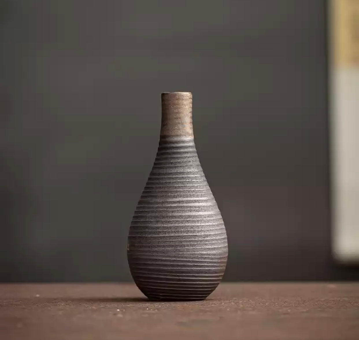 Vaso Per Fiori Design In Ceramica color Bronzo 5 tipi