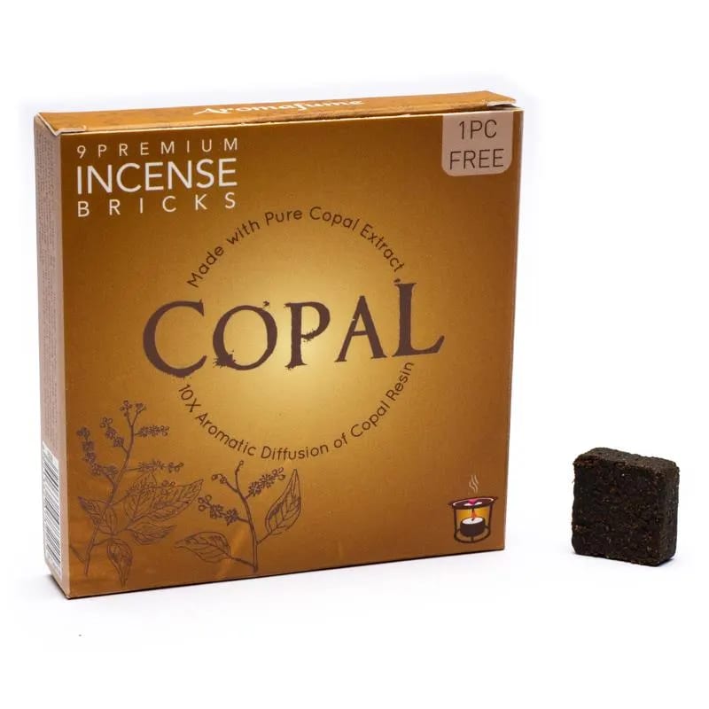 Aromafume Copal Mattoncini Incenso - Niente fumo e cenere – clorophilla-shop