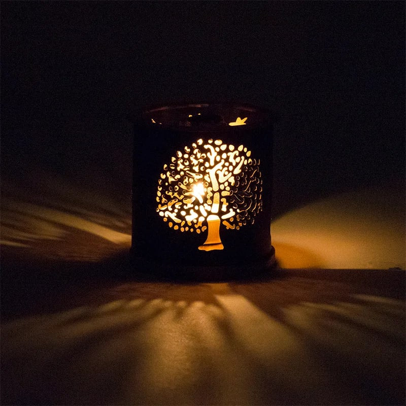 Aromafume Oil Burner Tree of Life - Bruciatore Oli Essenziali e Oli Aromatici con Albero della Vita - clorophilla-shop