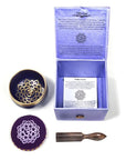 Campana Tibetana 7 Chakra Corona - Batacchio e Cuscino Inclusi - clorophilla-shop