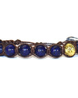 Samsara Kids Bracciale tibetano Lapislazzuli - Shamballa Bambini